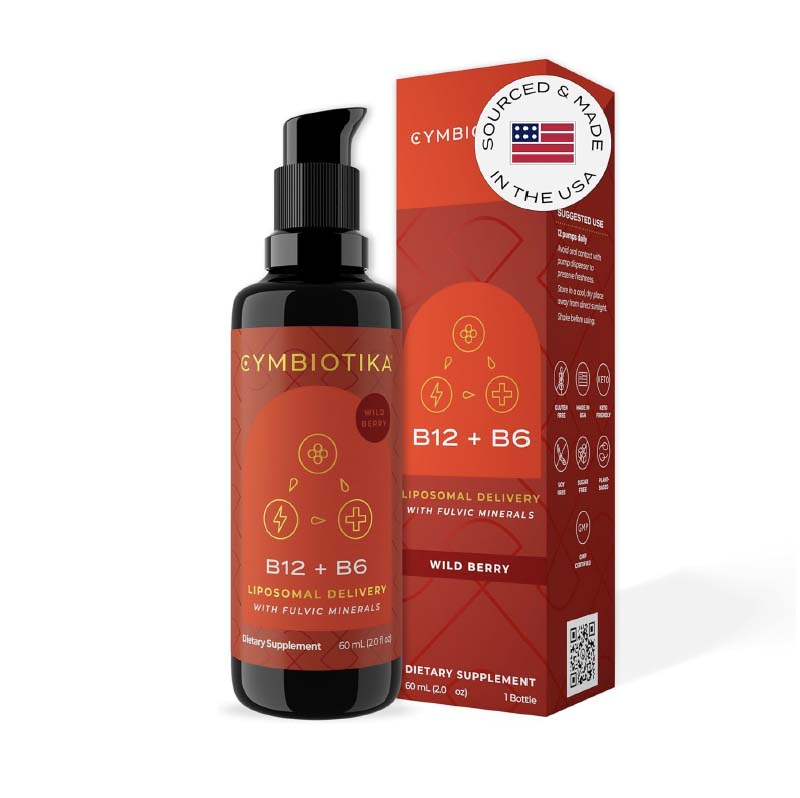 CYMBIOTIKA Liposomal Vitamin B12 Liquid Supplement,